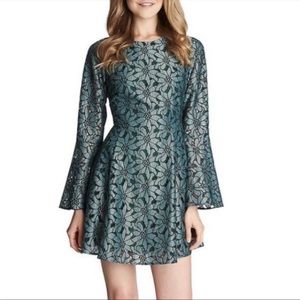 Cece Green Lace Dress